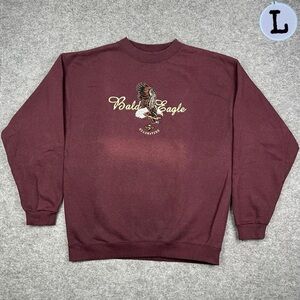 Vintage 90’s Headwaters Embroidered Eagle Crewneck Sweatshirt